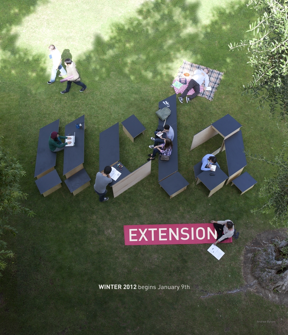 UCLA extension table - made with real tables